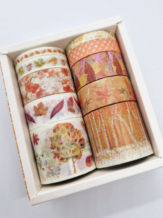 Coffret 10 Washi Tape « Automne »