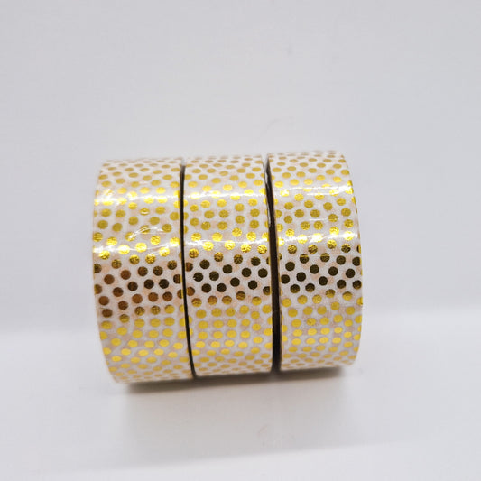 Washi Tape « Pois Dorés »
