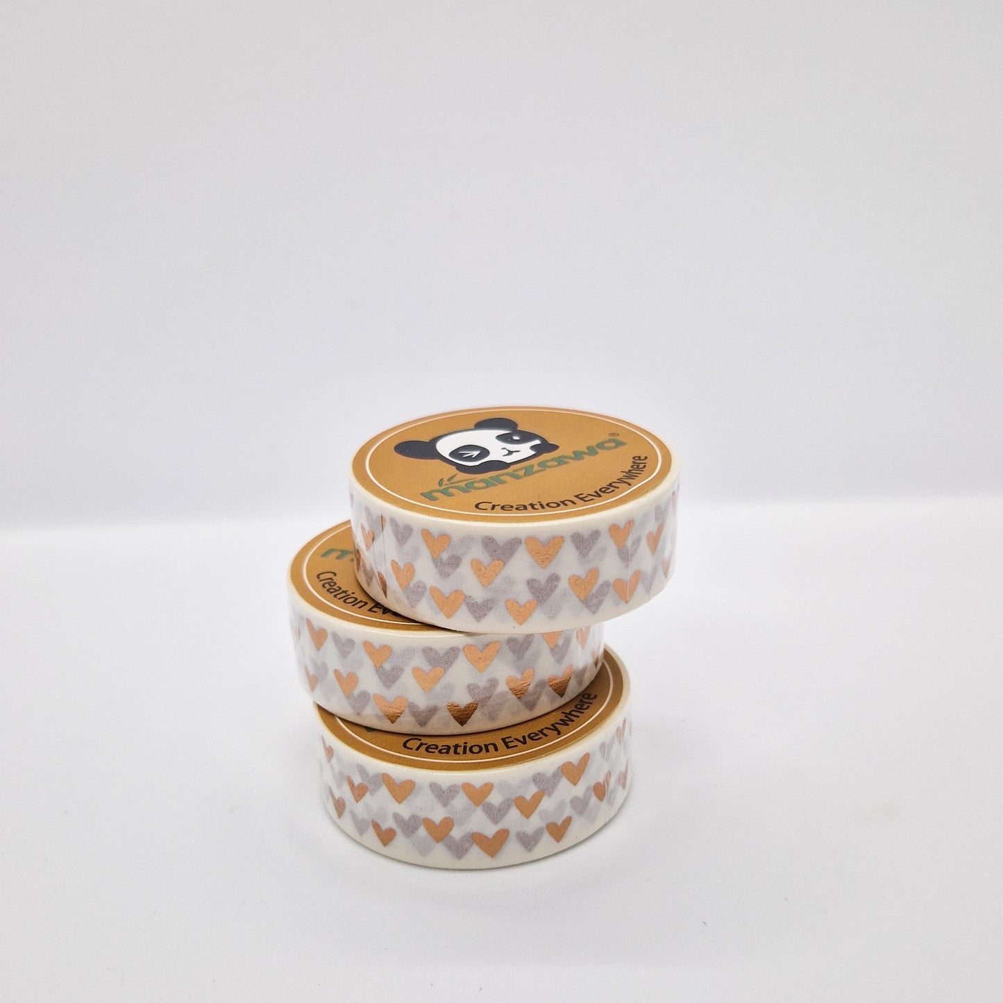 Washi Tape « Coeur Dorés »