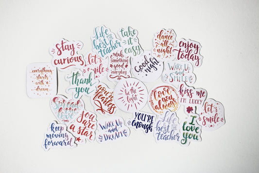 Stickers - Pensées Positives