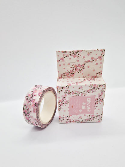 Washi Tape Japonais de Qualité Supérieure - « Cerisier Japonais »