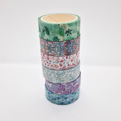 Washi Tape Japonais de Qualité Supérieure - Motifs fleuris