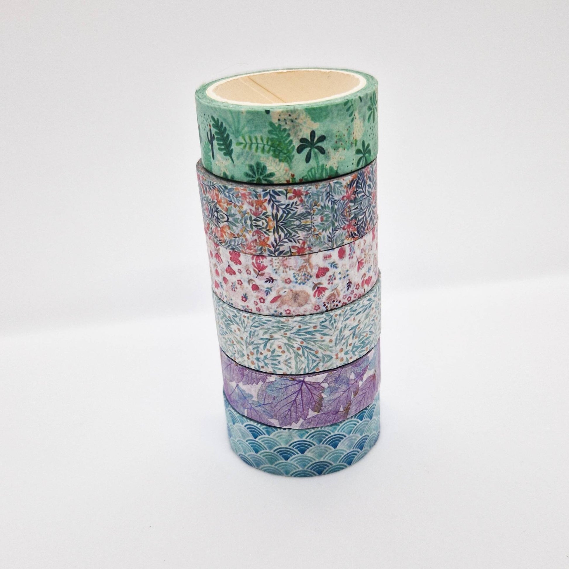 Washi Tape Japonais de Qualité Supérieure - Motifs fleuris
