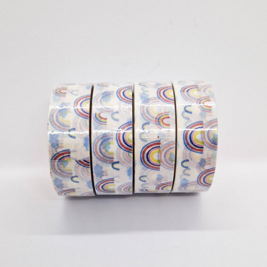 Washi Tape Japonais de Qualité Supérieure - Motif « Arc-en-ciel » Masking tape